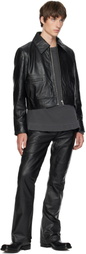 Deadwood Black Gable Leather Jacket
