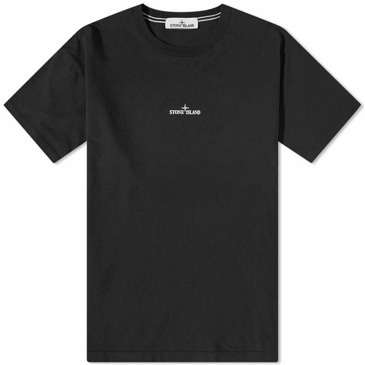 Photo: Stone Island Men's Institutional One Graphic T-Shirt in Black