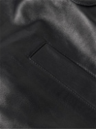 Officine Générale - Charles Slim-Fit Leather Jacket - Blue