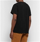 BILLY - Printed Cotton-Jersey T-Shirt - Black