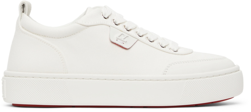 Christian Louboutin, Vierissima white red sneakers