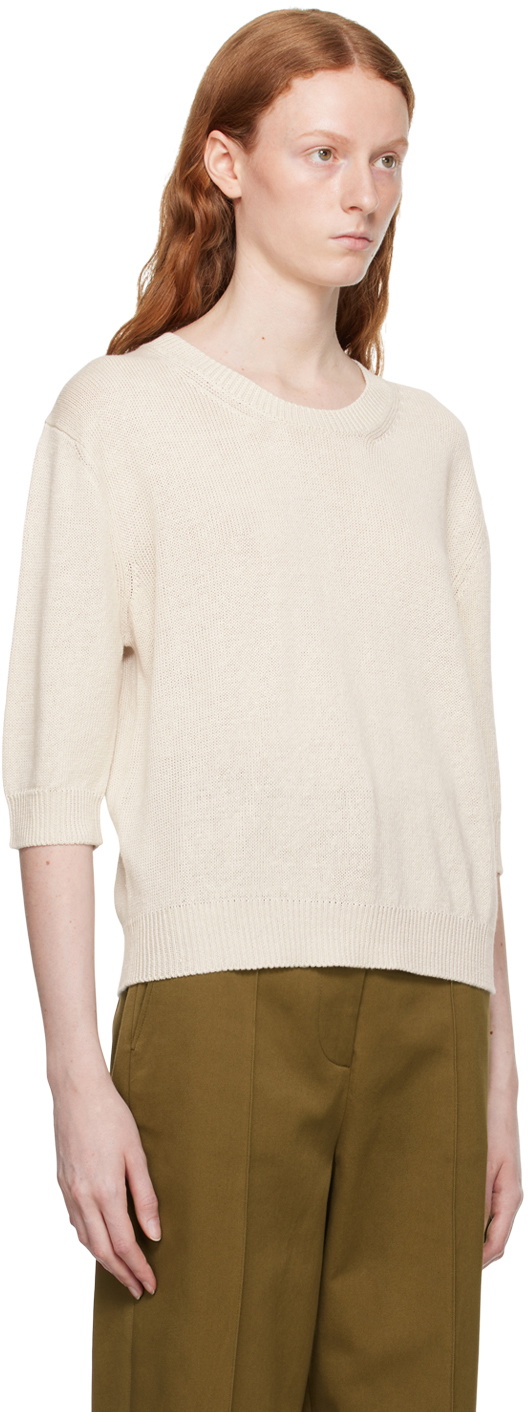 Margaret Howell Off-White Relaxed-Fit Sweater