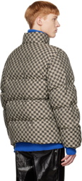 MISBHV Gray Monogram Insulated Jacket