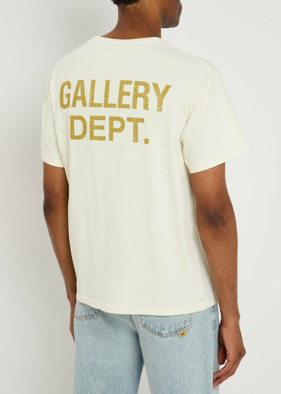 Gallery Dept. Printed Cotton T-shirt White