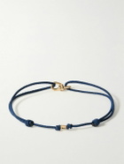 Luis Morais - Small Twisted Gold and Cord bracelet