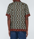 Dries Van Noten Printed bowling shirt