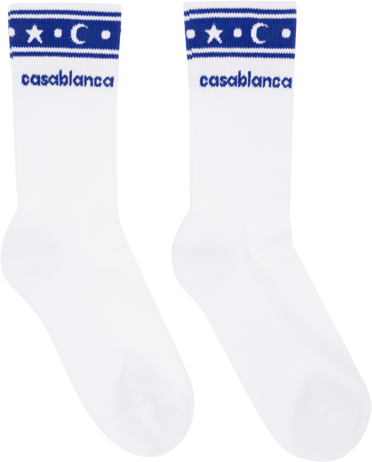 Casablanca White Fuji Dream Socks Casablanca