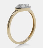 Stone and Strand Muse 10kt gold ring with diamonds