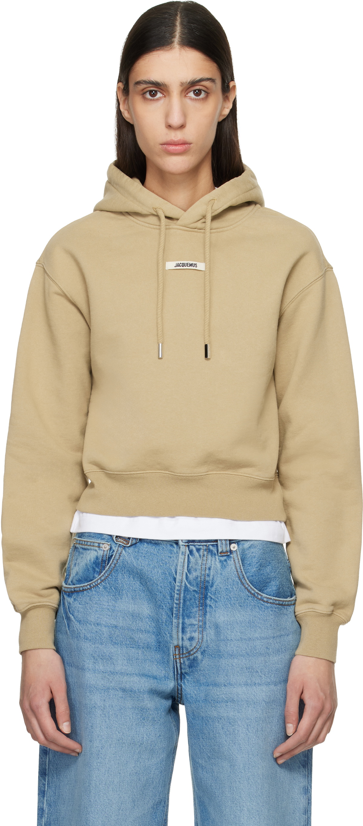 JACQUEMUS Beige 'The Gros Grain' Hoodie