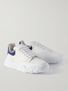 Alexander McQueen - Exaggerated-Sole Leather Sneakers - White