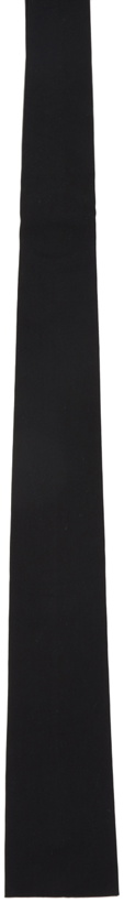Photo: Comme des Garçons Shirt Black Rectangular Tie