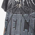 Givenchy Men's Multi Logo Harness T-Shirt in Grey