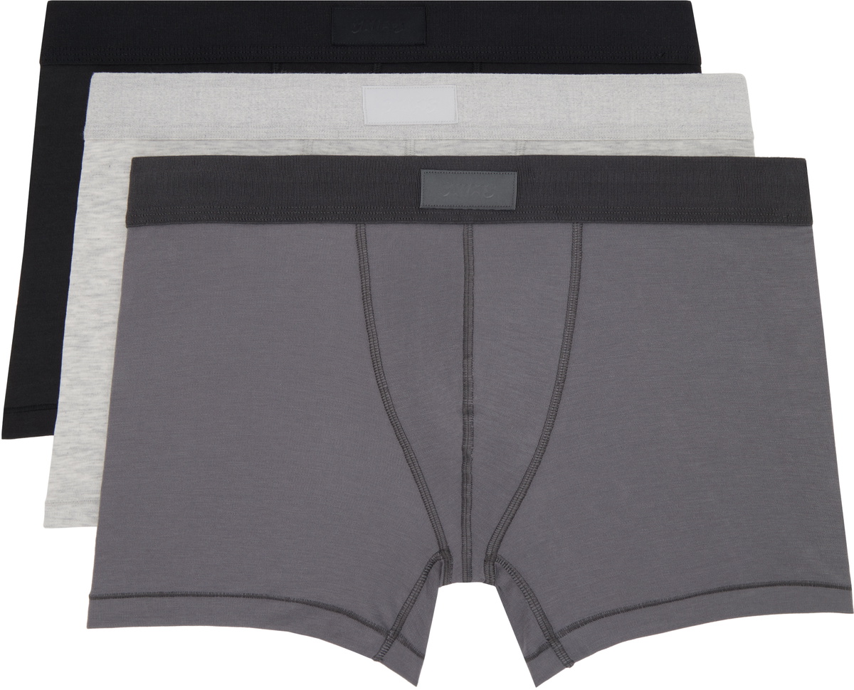 SKIMS Three-Pack Multicolor SKIMS Cotton 3 Boxer Briefs