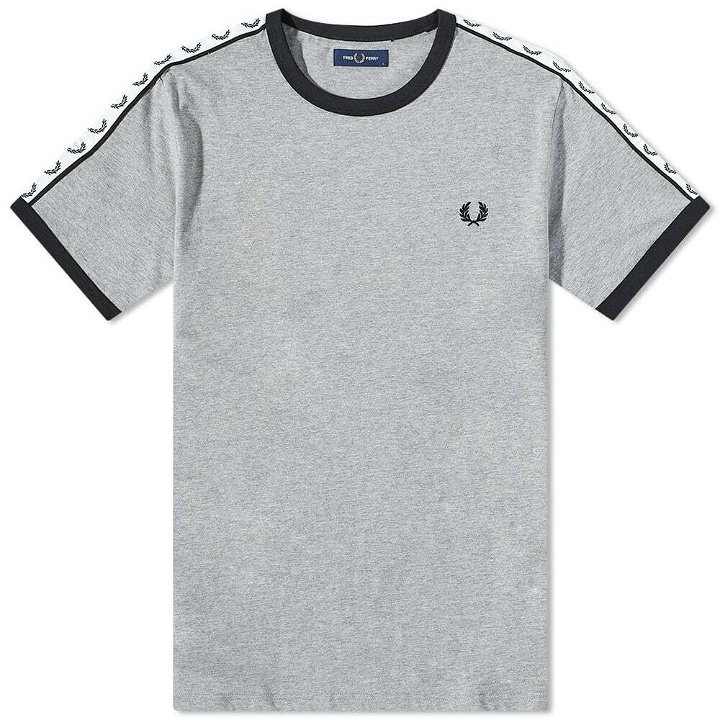 Photo: Fred Perry Authentic Men's Taped Ringer T-Shirt in Steel Marl
