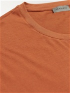 Hanro - Night & Day Cotton-Jersey Pyjama Top - Orange