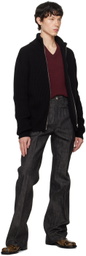 KOZABURO Black Dapper Jeans