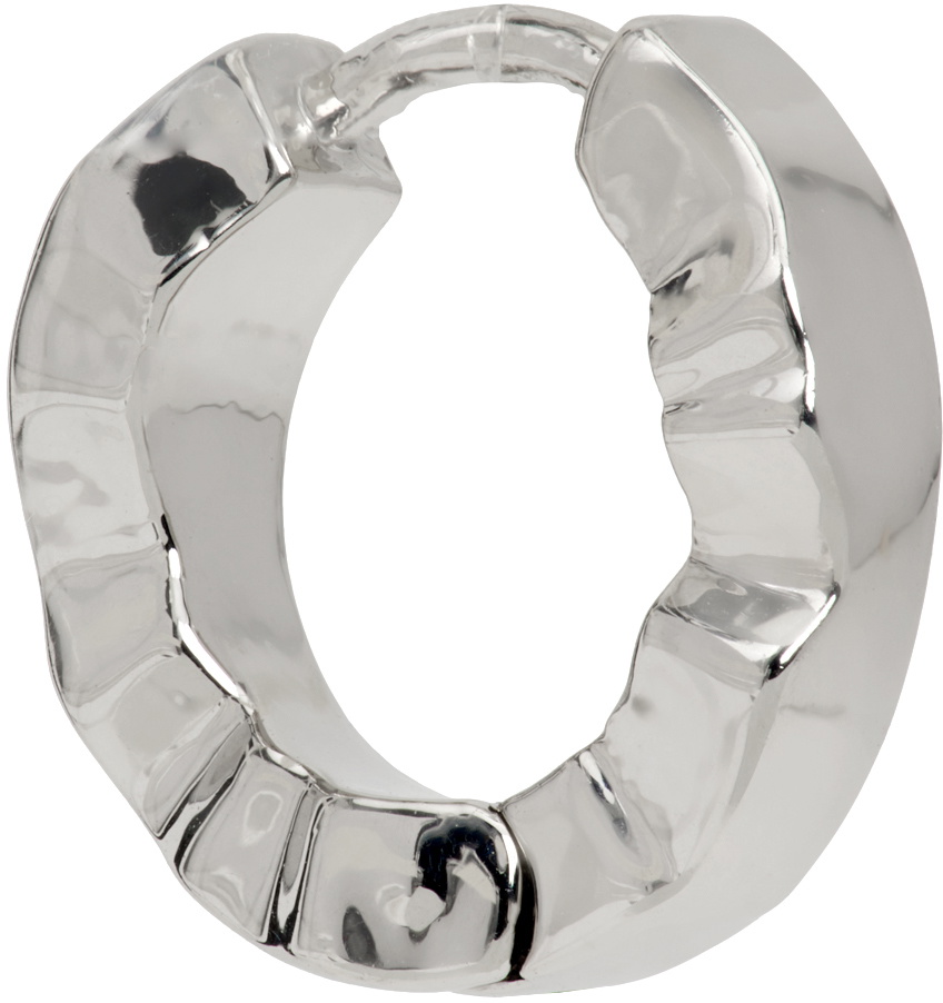 【ADER ERROR】 Rapil earring ADER error Silver Hoop Single Earring ADER error