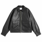 Edwin Men's Leather Dogma Jacket in Black