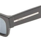 Prada Eyewear Men's PR-A03S Sunglasses in Black/Blue Vintage