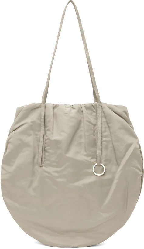Photo: LOW CLASSIC Gray Shirring String Shoulder Bag