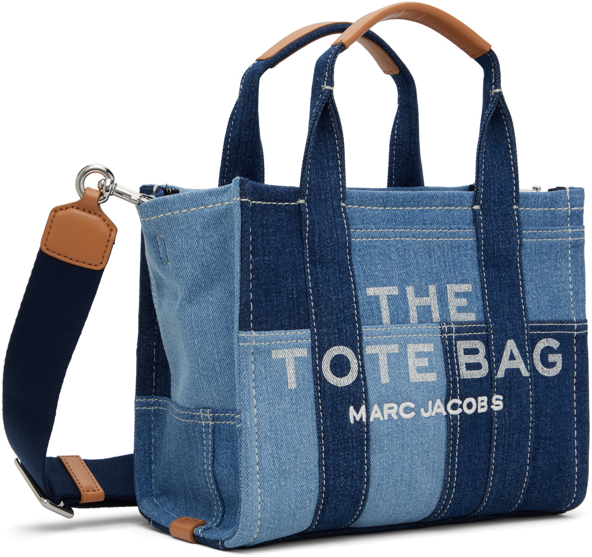 Marc Jacobs Blue 'The Denim Small' Tote
