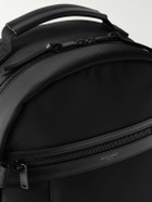 SAINT LAURENT - City Trekking Leather-Trimmed Shell Backpack