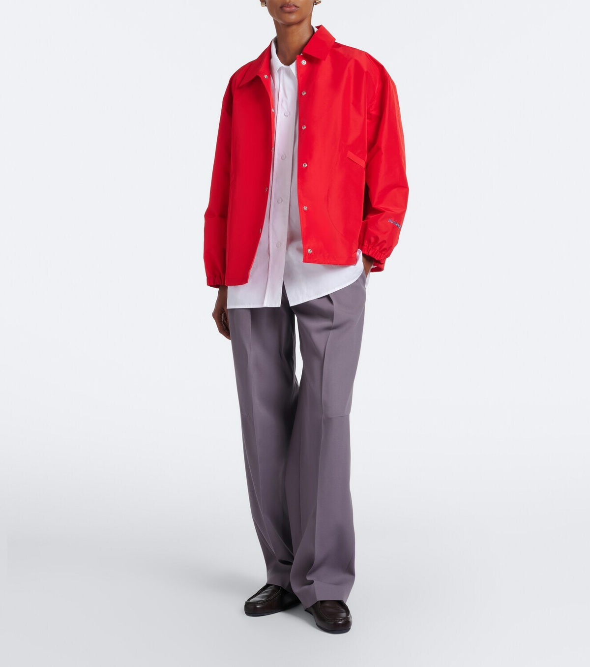 Jil Sander Hood leather lace-up shoes