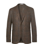 Boglioli - Brown Unstructured Checked Woven Blazer - Men - Brown