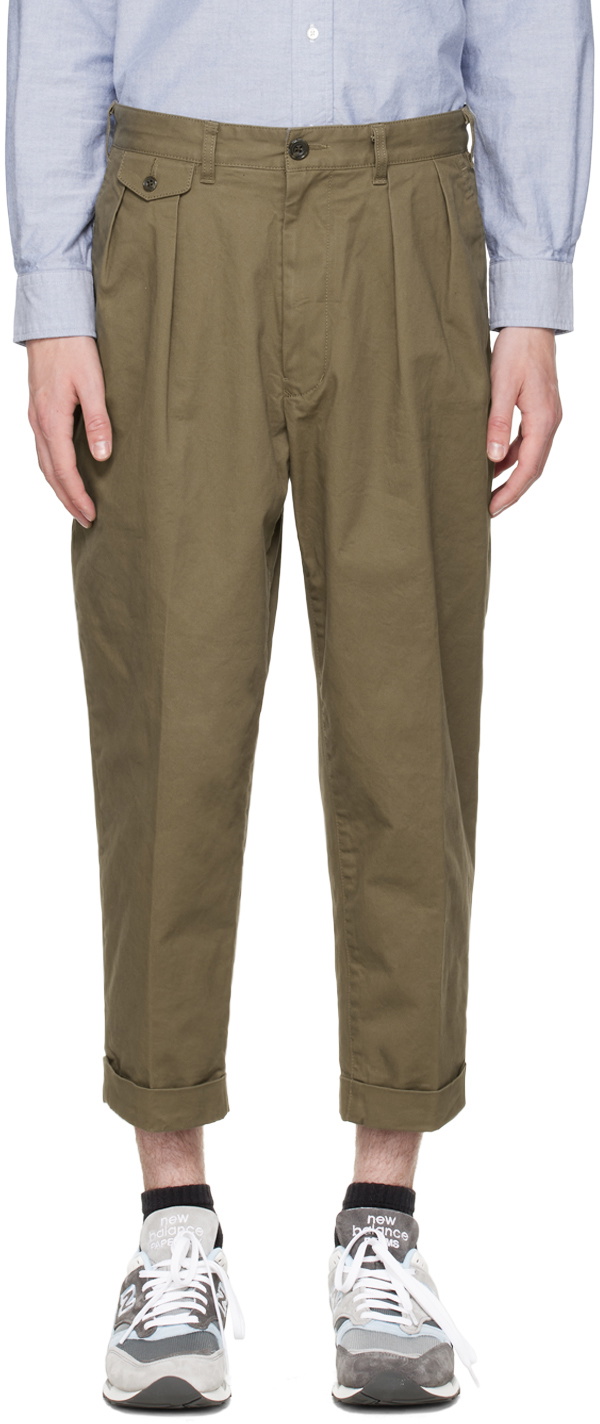 WIDE-LEG CHINO TROUSERS