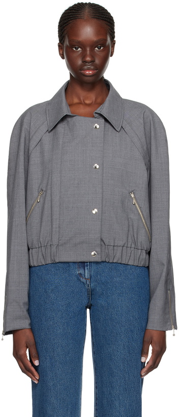 Photo: Paris Georgia Gray Dex Jacket