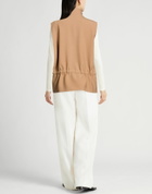 Semicouture Womens Vest Camel