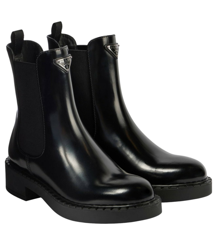 Photo: Prada Leather Chelsea boots