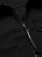 C.P. COMPANY - Slim-Fit Garment-Dyed Cotton-Gabardine Overshirt - Black - S