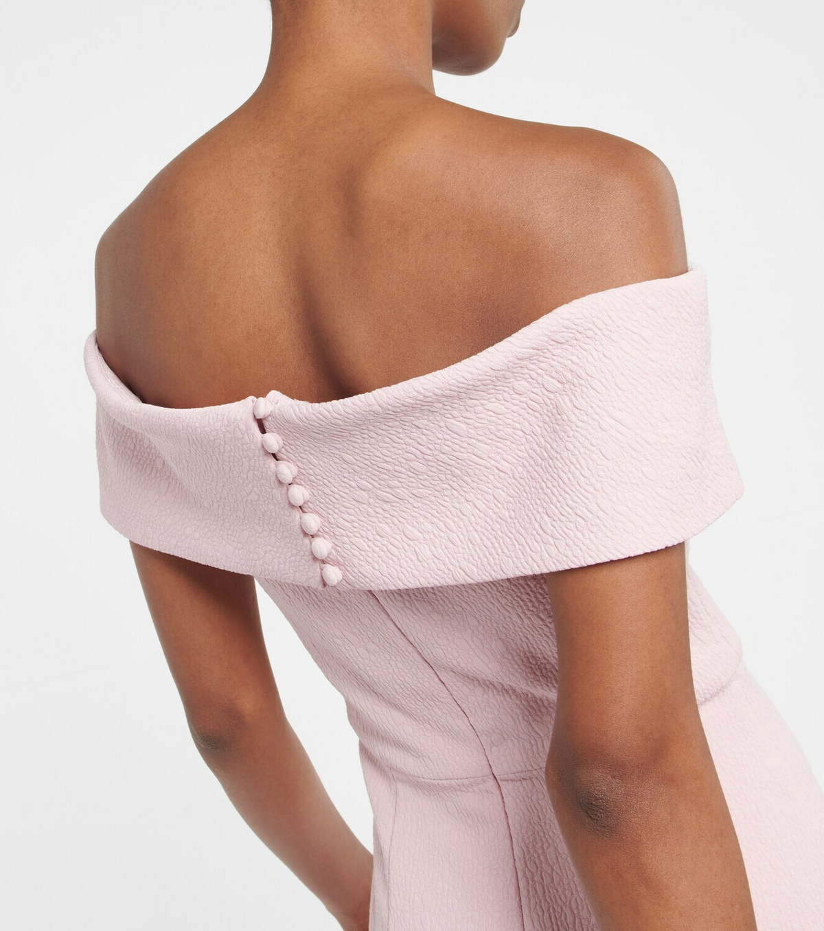 Rebecca Vallance Off-the-shoulder crpe midi dress Rebecca Vallance