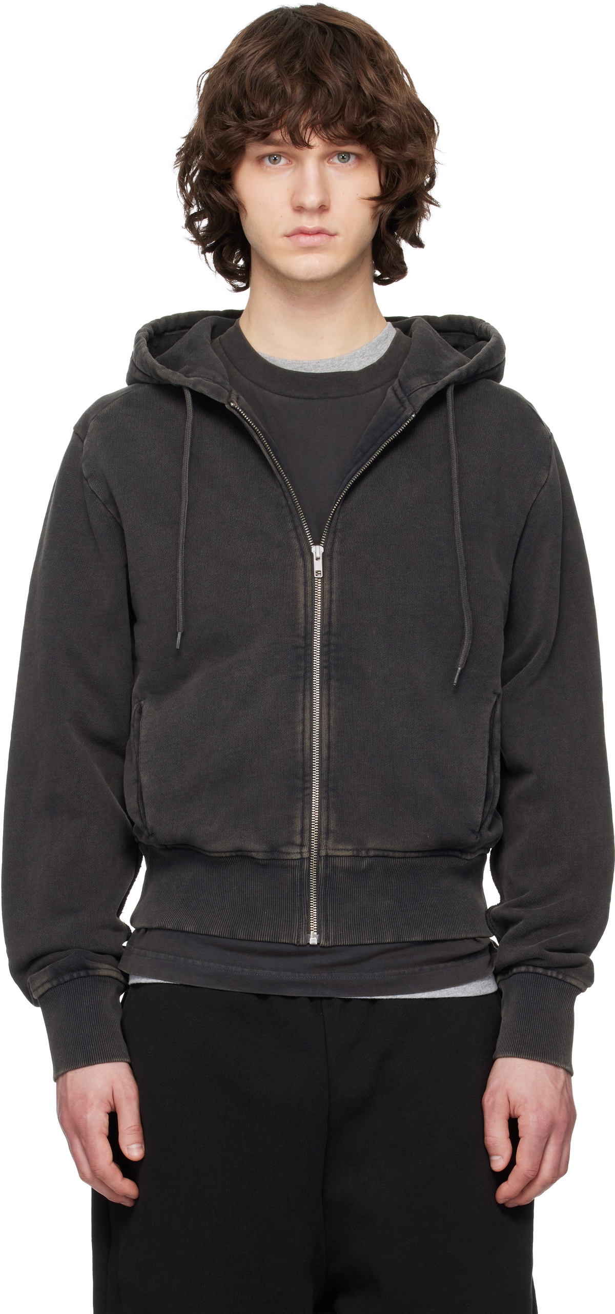 Balenciaga Kids Kids Black adidas Kids Edition Embroidered Hoodie