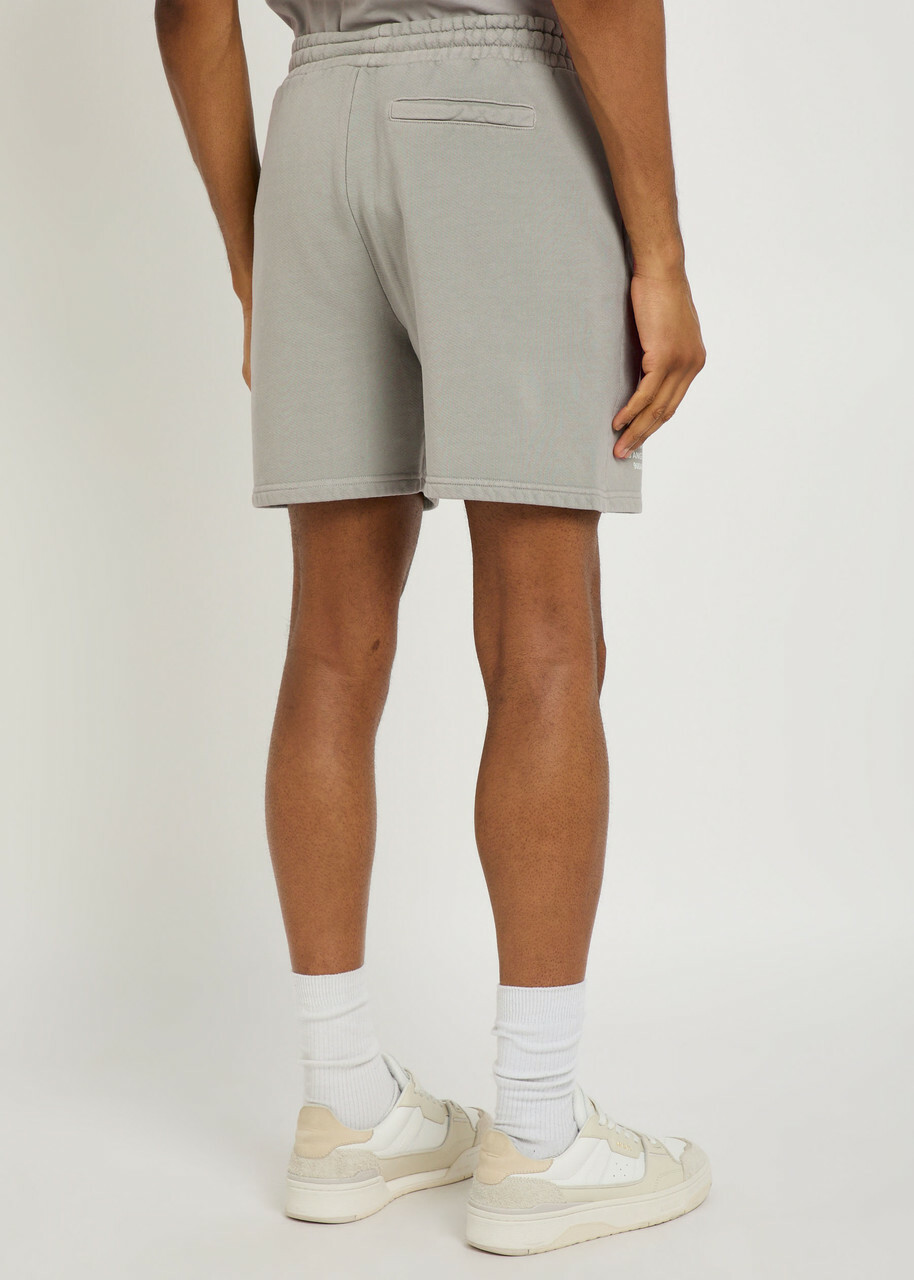 Club 1984 Melrose Printed Cotton Shorts Grey