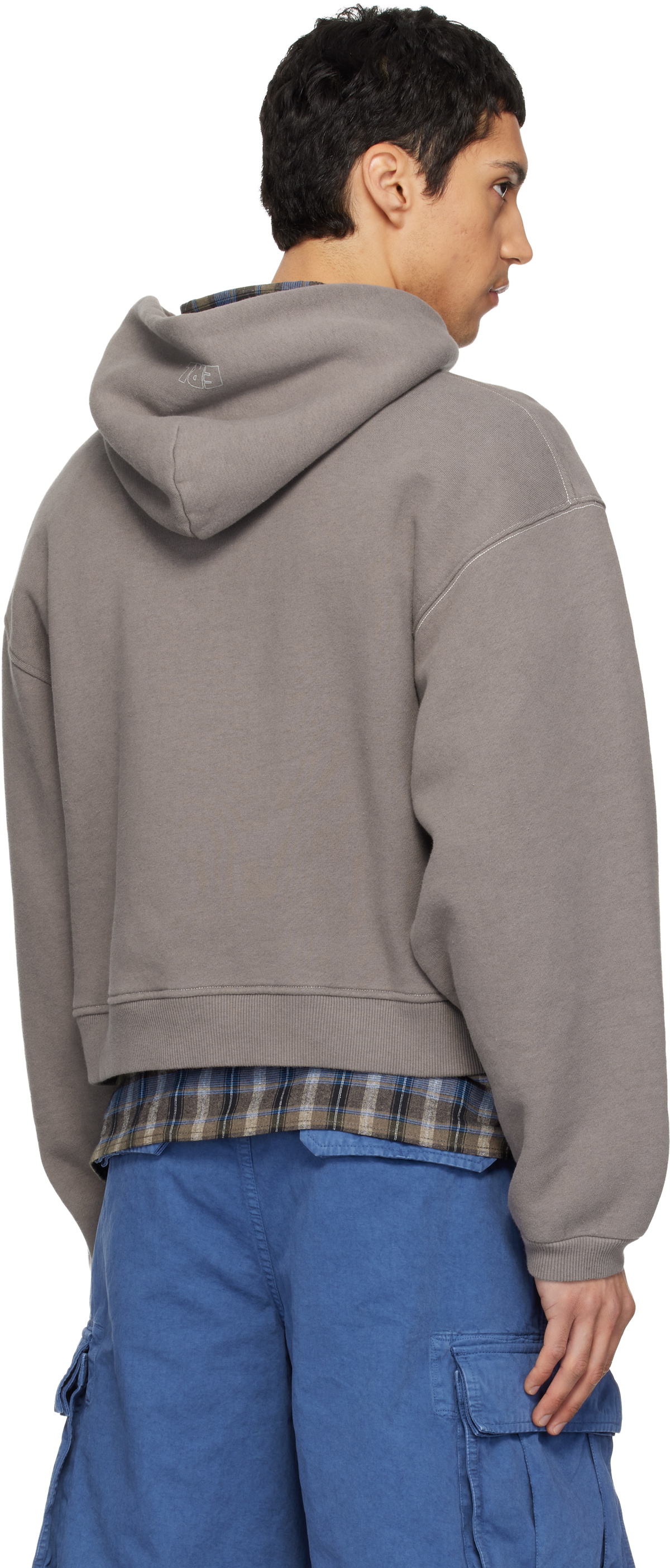 ERL Taupe Heathered Hoodie