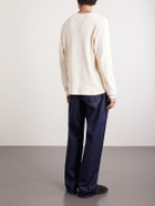 NN07 - Jett 30035 Waffle-Knit Organic Cotton Sweater - Neutrals