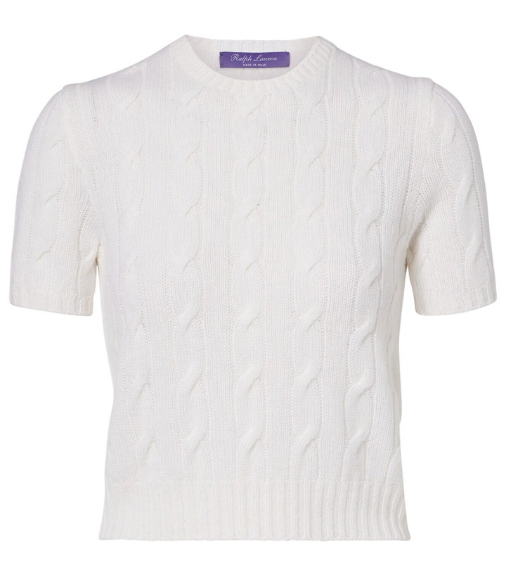Photo: Ralph Lauren Collection Cable-knit cashmere sweater