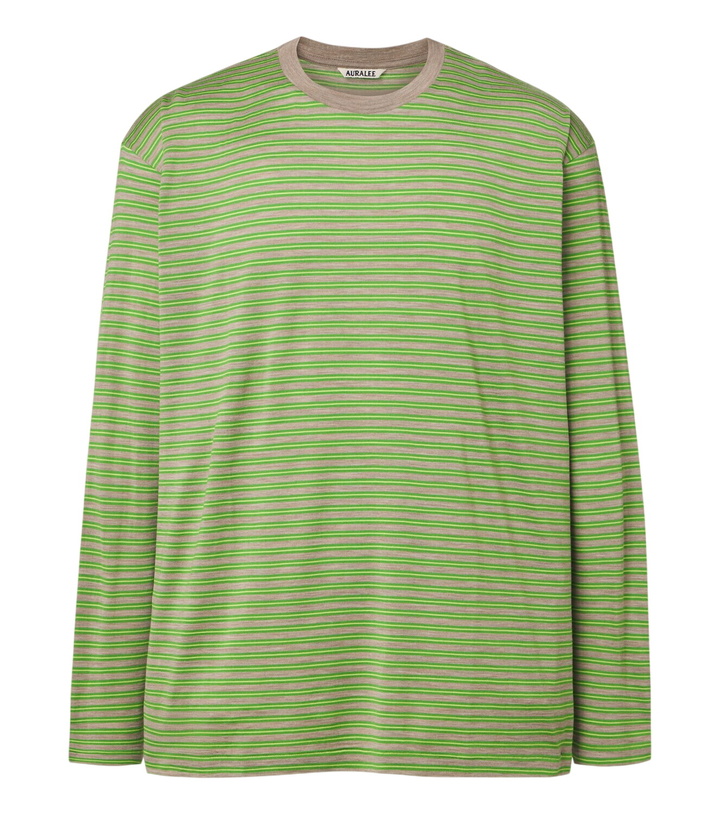 Photo: Auralee Striped wool T-shirt