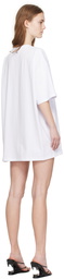 GCDS White Crewneck Minidress