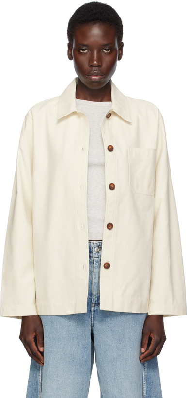 Photo: rag & bone Off-White Savannah Shirt Jacket