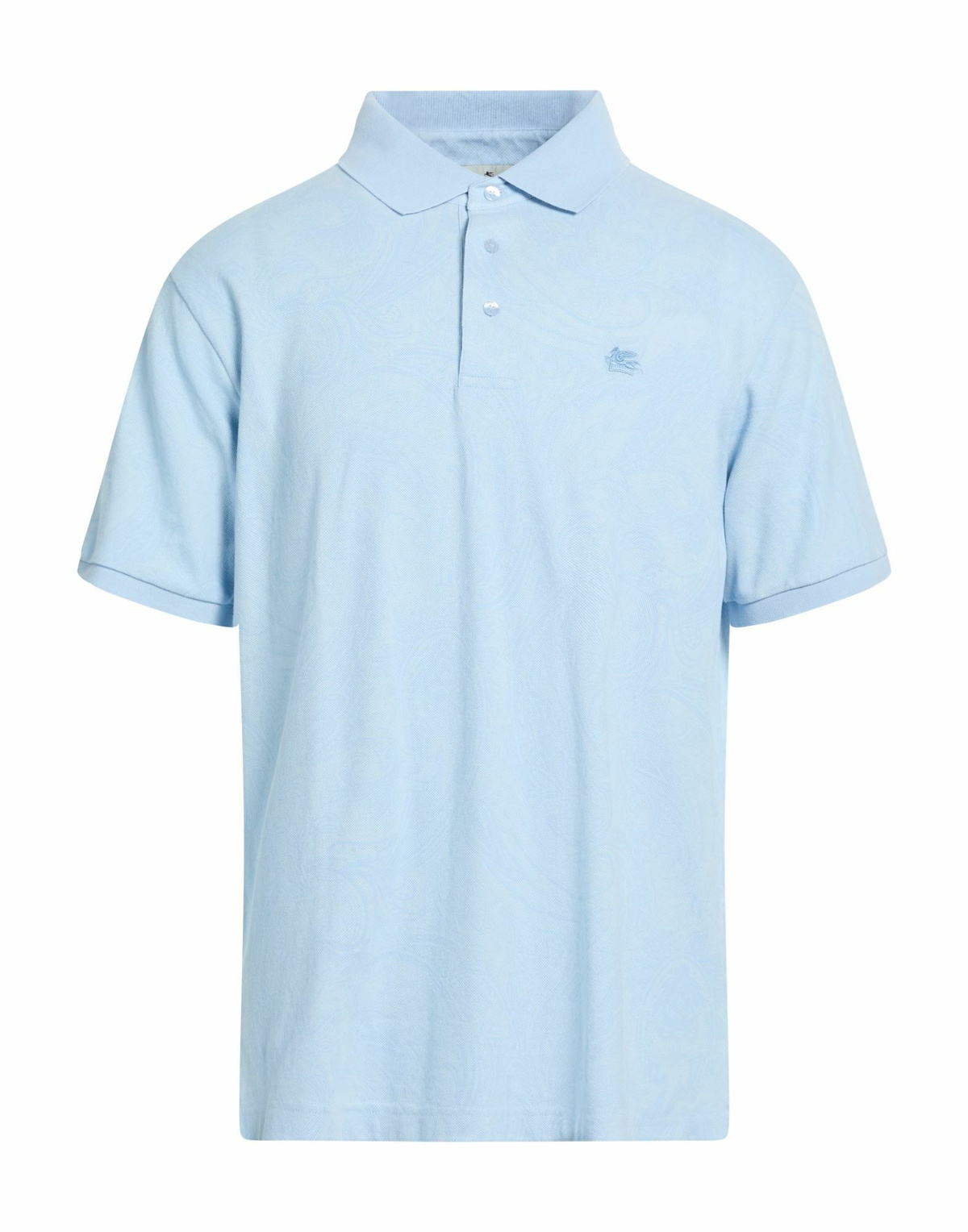 Etro Mens Polo shirt in Light blue