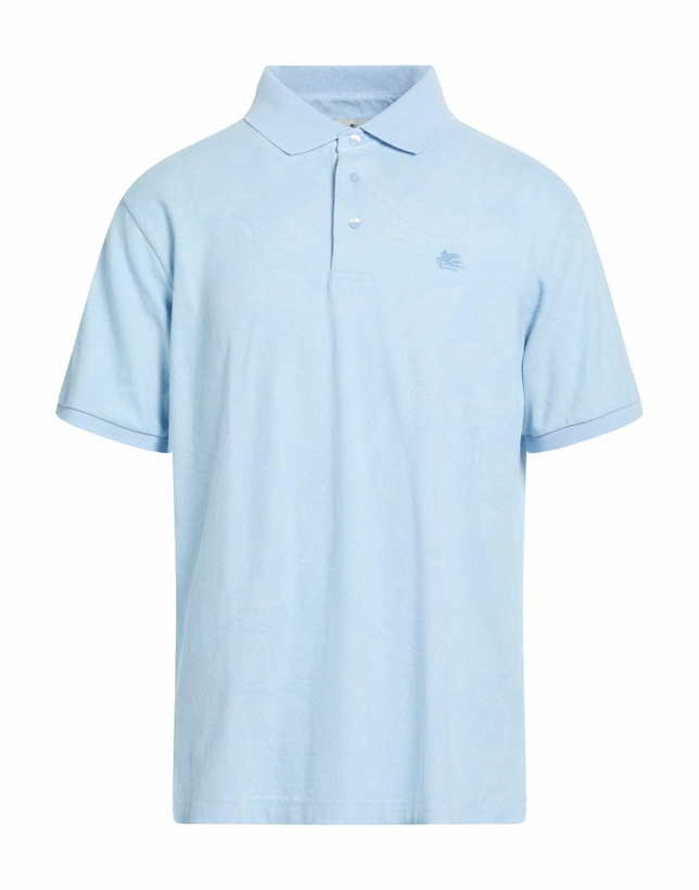 Photo: Etro Mens Polo shirt in Light blue