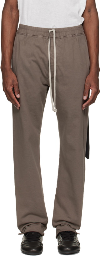 Photo: Rick Owens DRKSHDW Taupe Temple Berlin Drawstring Sweatpants