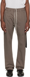 Rick Owens DRKSHDW Taupe Temple Berlin Drawstring Sweatpants