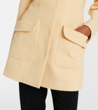 Valentino Tie-neck virgin wool coat