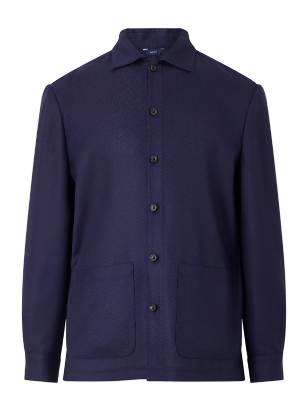 Photo: Thom Sweeney - Wool Overshirt - Blue