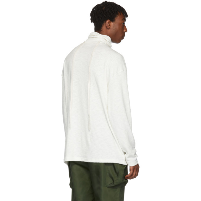 D.Gnak by Kang.D White High Neck String Turtleneck