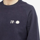 Universal Works Men's Hotel Deluxe Crew Sweatshirt in Navy